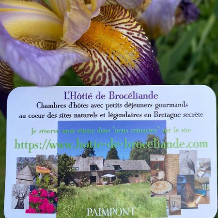 L'Hotie De Broceliande, Au Coeur Des Sites Naturels Et Legendaires Paimpont Buitenkant foto